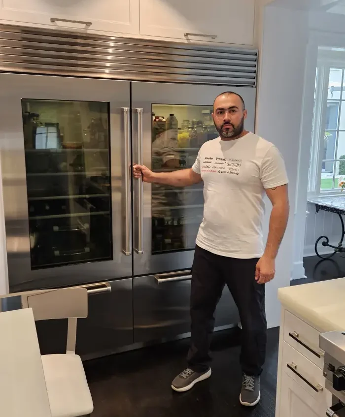 Appliance repairman in Miami, Florida.